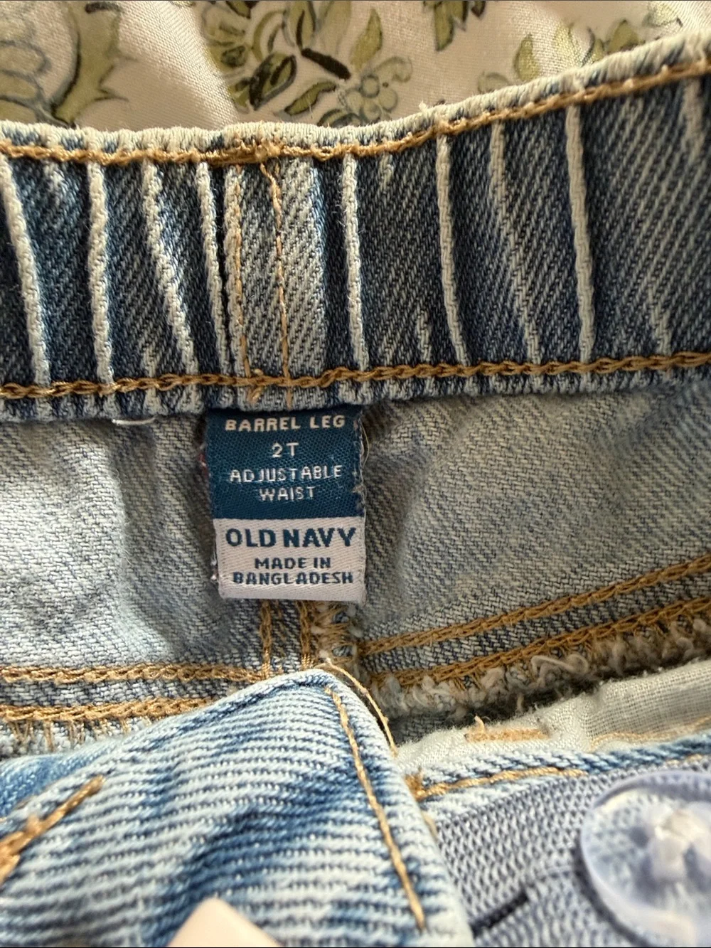Old Navy Light Wash Cargo Jeans for Kids
